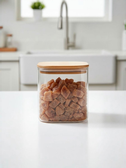 Банка для сыпучих продуктов с крышкой