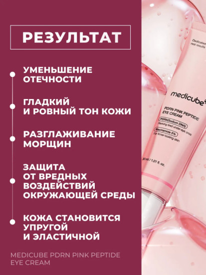 PDRN Pink Peptide крем для кожи вокруг глаз