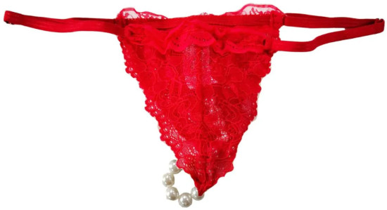 Лубрикант с клубничным ароматом и эротическое белье «Brazilian panty»
