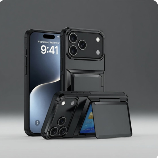 Чехол для iphone 17 pro Max черный