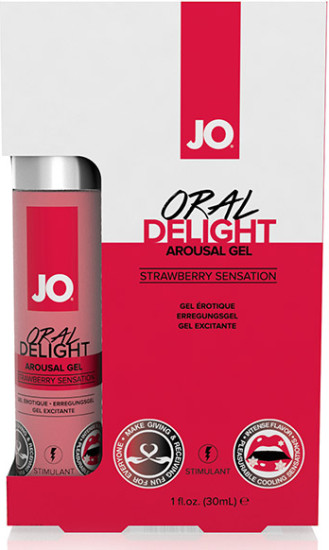 Гель со вкусом клубники «Оральный восторг. Oral Delight Arousal Gel Strawberry Sensation»