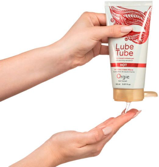 Лубриркант с согревающим эффектом «Lube tube hot»