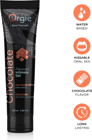 Лубрикант с ароматом шоколада «Lube tube chocolate»