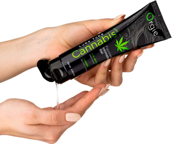 Лубрикант с экстрактом каннабиса «Lube tube cannabis»