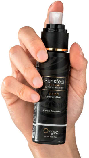 Мужской лосьон для тела и волос с феромонами «Sensfeel — seduction elixir 10 in 1 for man»