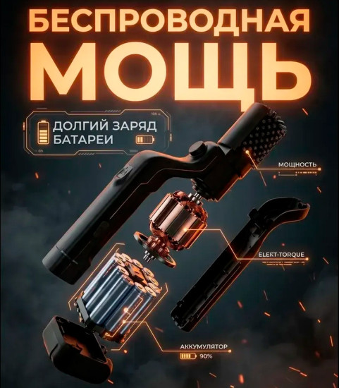 Электрощетка для гриля металлическая 2 в 1