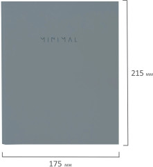Тетрадь на кольцах «Minimal grey» - Фото 2