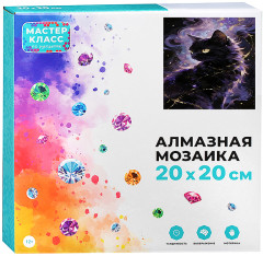 Мозаика алмазная «Черная кошка» - Фото 3