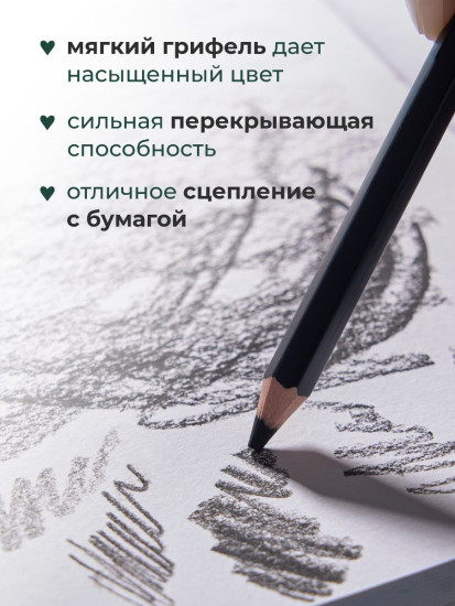 Набор угольных карандашей