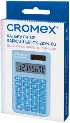 Калькулятор карманный CX-210N-BU - Фото 7