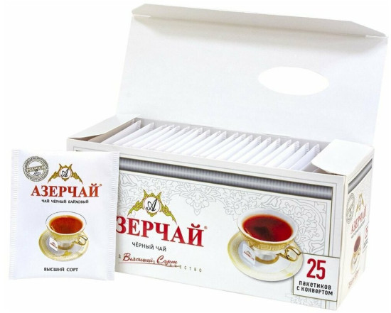 Чай черный байховый в пакетиках