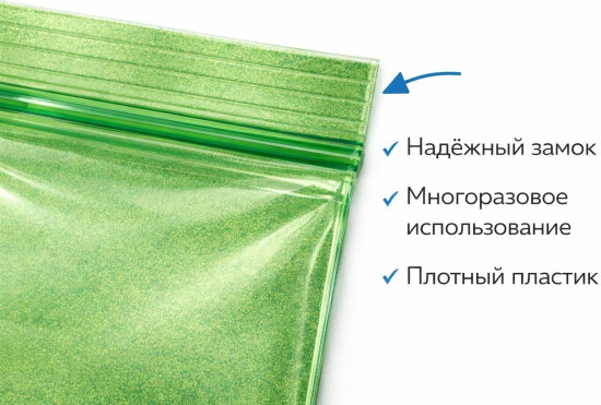 Пакет с замком zip-lock 4×6 см 100 шт
