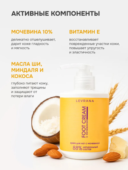 Крем для ног с мочевиной