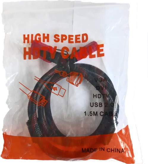 Кабель HDMI (M) — HDMI (M) ver.1.4 , 3м, Красный