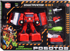 Конструктор «Мир дорожных роботов 3 в 1» - Фото 13