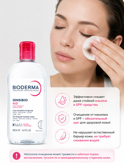 Мицеллярная вода «Sensibio H2O»