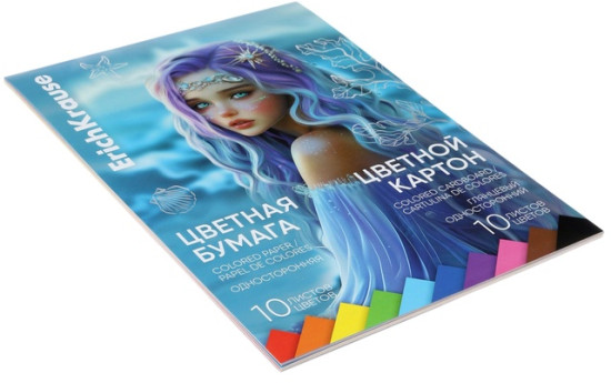 Набор цветной бумаги и картона «Aquamarine»