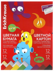 Набор цветной бумаги и картона «Jolly Friends» - Фото 6