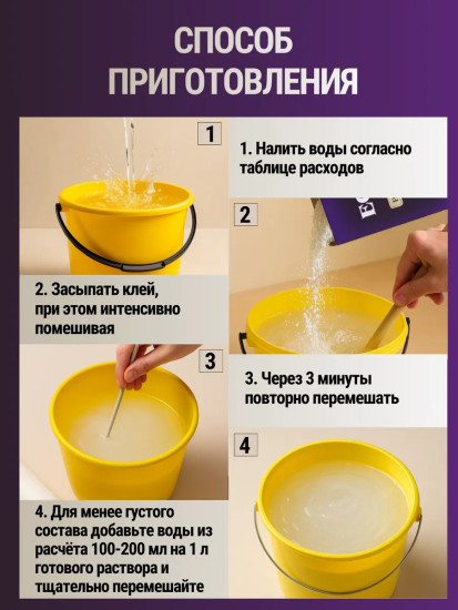 Клей для флизелиновых обоев «Professional»