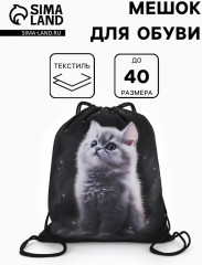 Мешок для обуви «Котёнок» - Фото 1