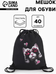 Мешок для обуви «Лапки» - Фото 1
