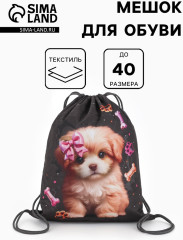 Мешок для обуви «Щенок» - Фото 1