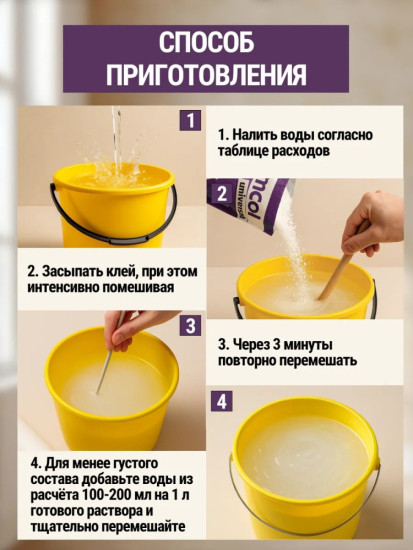 Клей обойный «Флизелин»