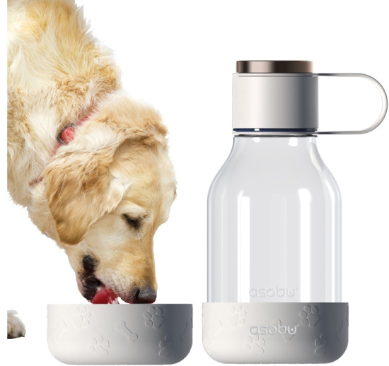 Бутылка для воды со съемной миской для питомцев 2-в-1 «Dog Bowl Bottle»