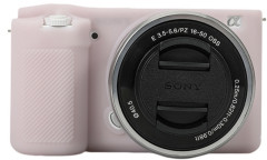 Силиконовый защитный чехол AIBA LUNA для камеры Sony ZV-E10, розовый« - Фото 1