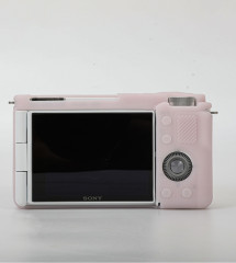 Силиконовый защитный чехол AIBA LUNA для камеры Sony ZV-E10, розовый« - Фото 2
