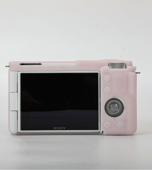Силиконовый защитный чехол AIBA LUNA для камеры Sony ZV-E10, розовый«