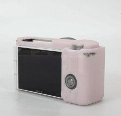 Силиконовый защитный чехол AIBA LUNA для камеры Sony ZV-E10, розовый« - Фото 4
