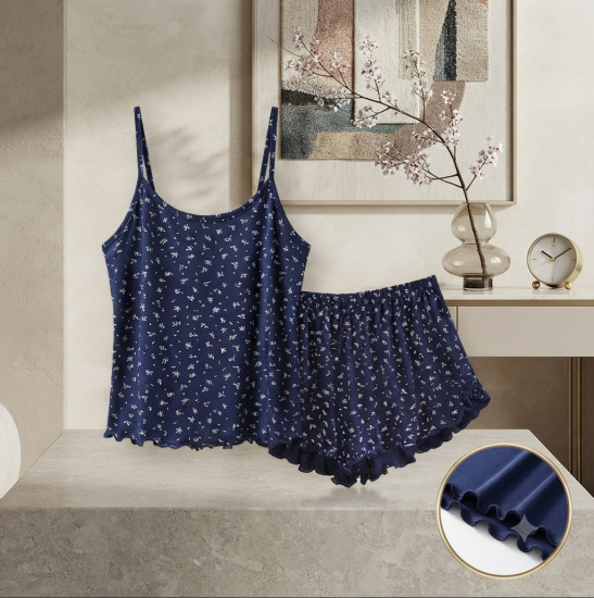 Женская пижама (комплект майка с шортами)