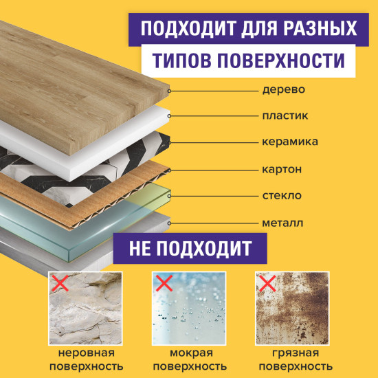 Лента клейкая малярная креппированная
