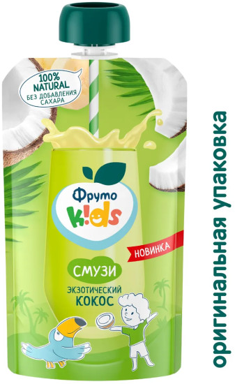 Десерт-смузи мультифруктовый «Экзотический кокос»