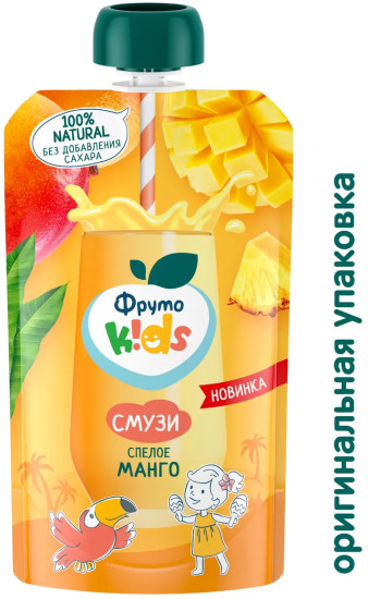 Десерт-смузи мультифруктовый «Спелое манго»