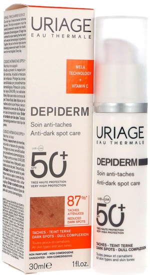 Крем для лица против пигментных пятен дневной SPF 50+