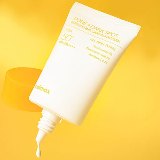 Крем для лица осветляющий солнцезащитный «Pore+Dark Spot Brightening Care Sunscreen» SPF50+ PA++++