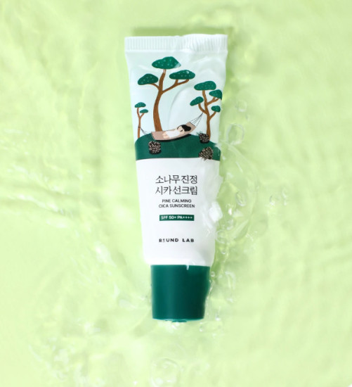 Солнцезащитный крем для проблемной кожи Pine Calming Cica SPF50+ PA++++