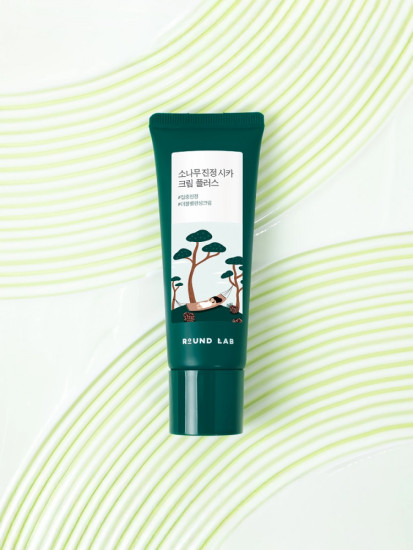 Двойной крем для проблемной кожи лица с экстрактом центеллы «Pine Calming Cica Cream Plus»