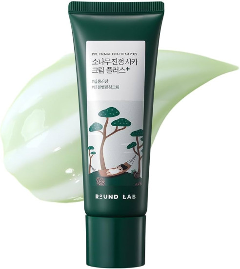Двойной крем для проблемной кожи лица с экстрактом центеллы «Pine Calming Cica Cream Plus»