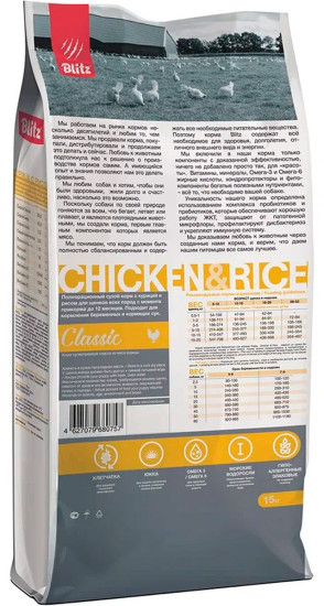 Корм сухой для щенков всех пород с курицей и рисом «Puppy All Breeds Chicken & Rice»