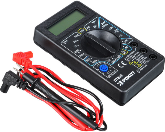 Мультиметр цифровой DT-832
