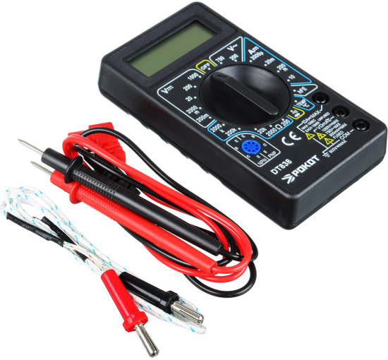 Мультиметр цифровой DT-838