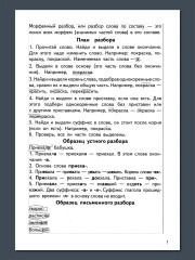Тренажёры по русскому языку. Все виды разборов для детей 8-11 лет. Разбор слова по составу - Фото 2
