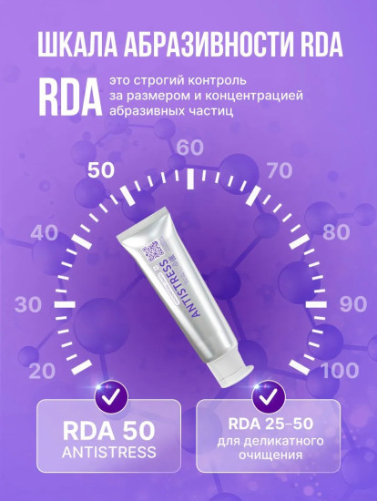 Зубная паста (Вауви) ANTISTRESS, для чувствительных зубов и дёсен, деликатный уход, набор 2 шт х 80 г
