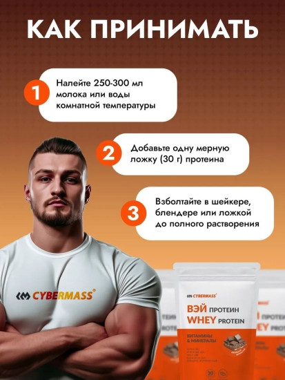 Протеин Whey Protein «Двойной шоколад»