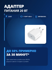 Сетевое зарядное устройство USB-C Power Delivery - Фото 1