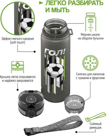 Бутылка для воды «Style Matte»