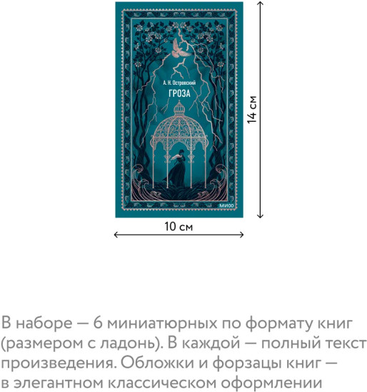 Подарок книголюбу. Коллекция русской классики. Комплект из 6 книг